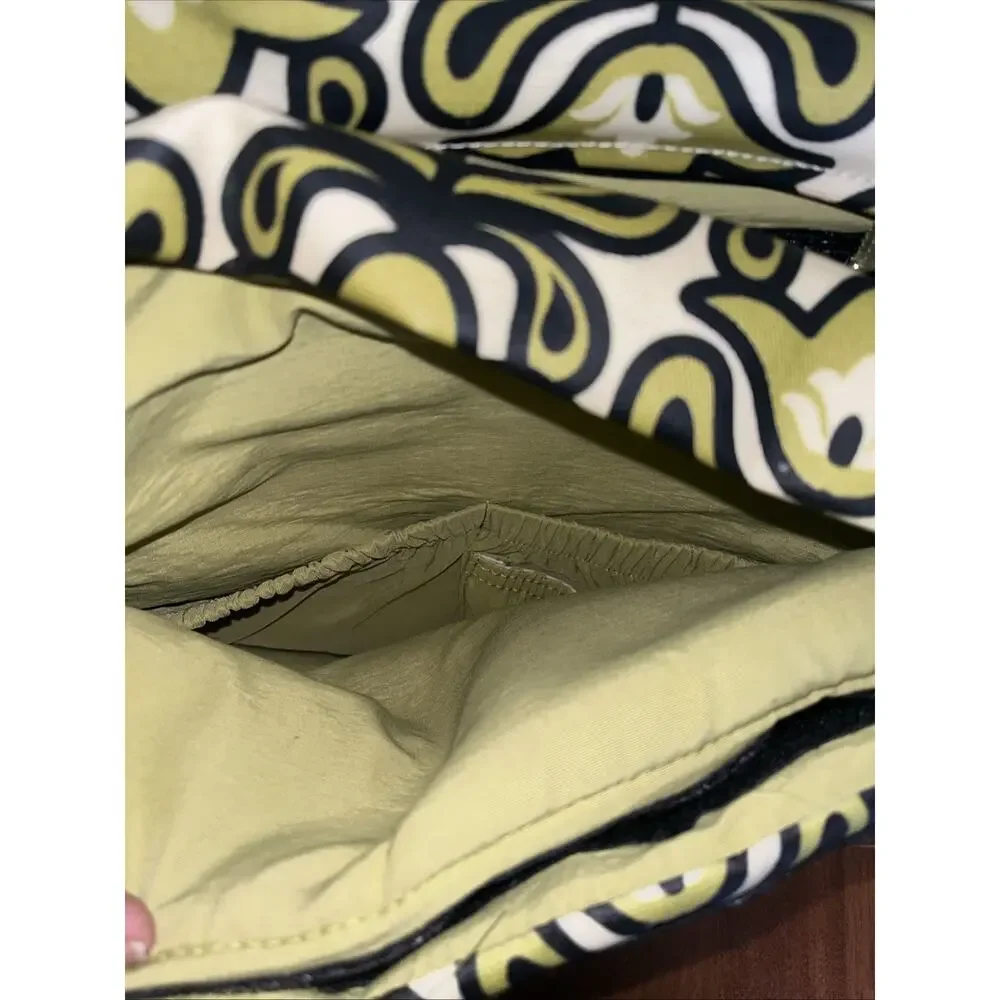 Petunia Pickle Bottom Diaper Bag Boxy Backpack Green Tan floral